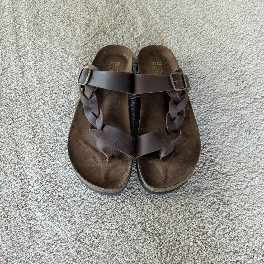 White Mountain Brown Sandals